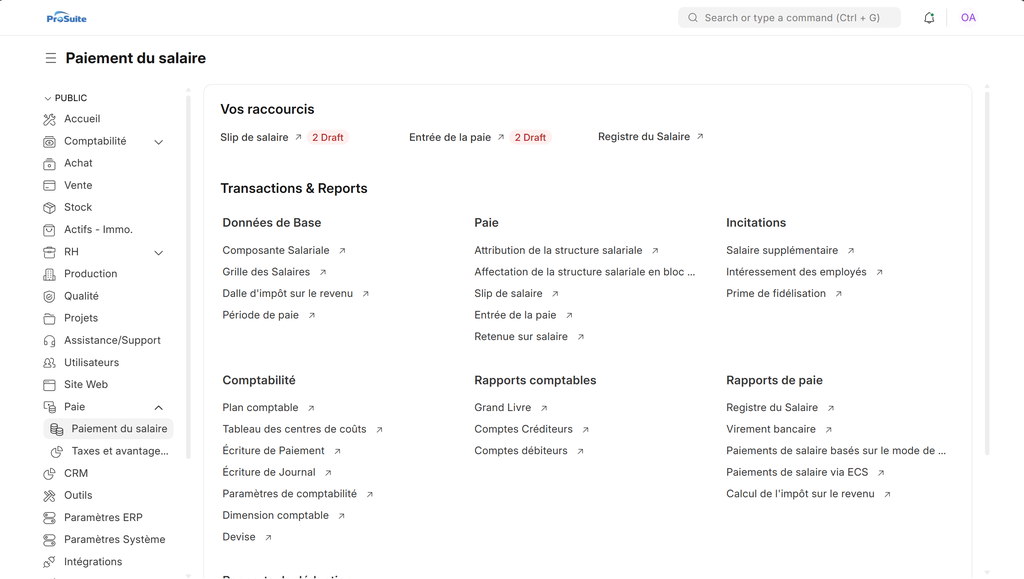 Bulletin de paie